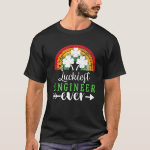 Sint Patrick's Day Lucmeestigste Engineer Ever Sha T-shirt