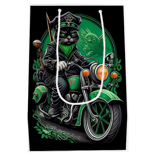 Sint Patrick's Day Medium Cadeauzakje (Achterkant)