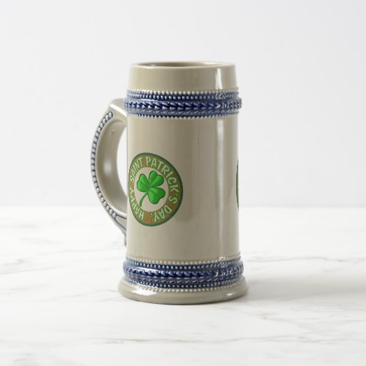 Sint Patricks Day Mok. Bierpul (Voorkant links)