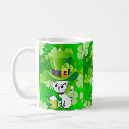Sint Patrick's Day Mok Cat (Links)