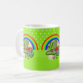 Sint Patrick's Day Mok Rainbow (Voorkant links)