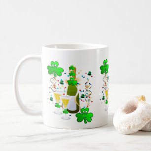 Sint Patrick's Day Mok Shamrock Wine