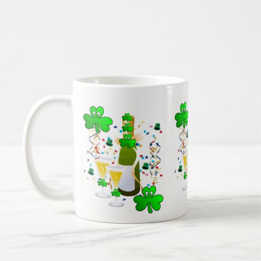 Sint Patrick's Day Mok Shamrock Wine (Links)