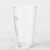 Sint Patrick's day Name Clover Shamrock Beer Glas (Links)