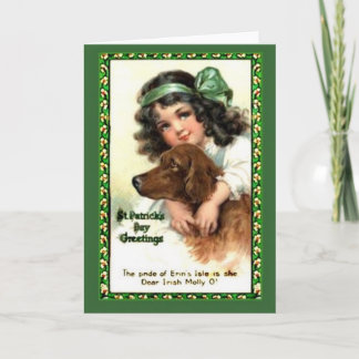 Sint Patrick's Day Notecard Feestdagen Kaart