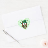 Sint Patrick's Day owl Hart Sticker (Envelop)