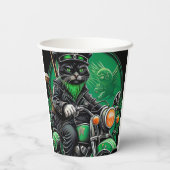 Sint Patrick's Day Papieren Bekers (Achterkant)