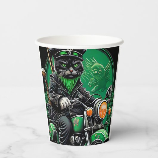 Sint Patrick's Day Papieren Bekers (Achterkant)