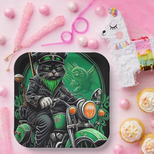 Sint Patrick's Day Papieren Bordje (Feest)