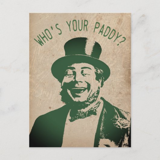 Sint Patricks Day Party  Funny Briefkaart (Voorkant)
