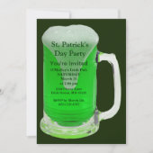 Sint-Patrick's Day Party gevierd met Green Brew Kaart (Voorkant)