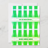 Sint-Patrick's Day Party gevierd met Green Brew Kaart (Achterkant)