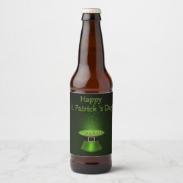 Sint-Patrick's Day Pet Coins - Etiket op bier