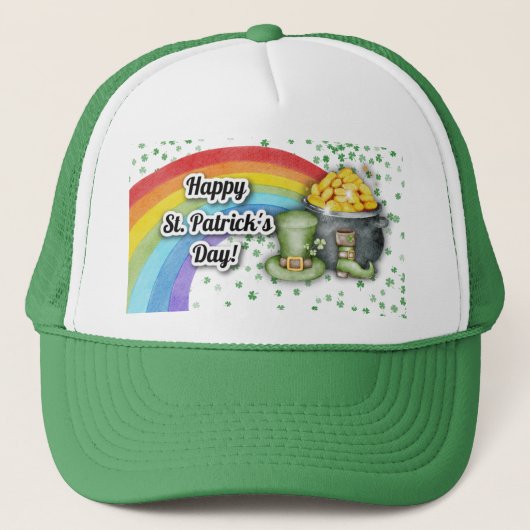 Sint Patrick's Day pet groen (Voorkant)