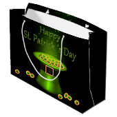 Sint-Patrick's Day Pet Groot Cadeauzakje (Achterkant Gekanteld)