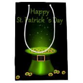 Sint-Patrick's Day Pet Medium Cadeauzakje (Voorkant)