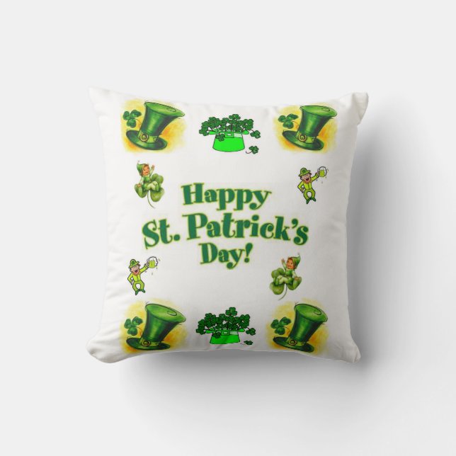 Sint Patrick's Day Pillow Kussen (Voorkant)
