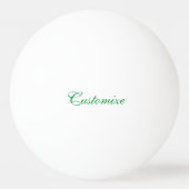 Sint Patrick's Day Pingpongbal (Achterkant)