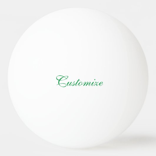 Sint Patrick's Day Pingpongbal (Achterkant)