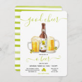 Sint-Patrick's Day Plenty of Beer Party Kaart (Voorkant / Achterkant)