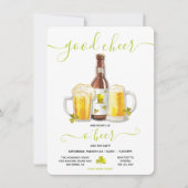 Sint-Patrick's Day Plenty of Beer Party Kaart (Voorkant)