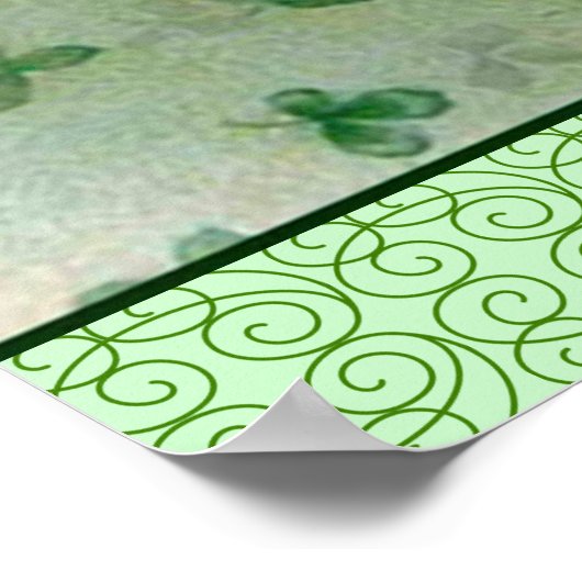 Sint Patrick's Day poster (Hoek)