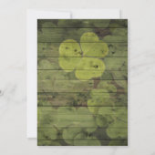 Sint Patrick's Day Potluck St Pattys Day Party Kaart (Achterkant)