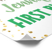 Sint Patrick's Day Rainbow Party Welkomstteken Poster (Hoek)