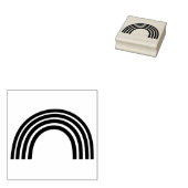 Sint Patrick's Day regenboogstempel Rubberstempel (Gestempeld)
