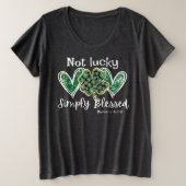Sint Patricks Day Religious Plus Size Shirt (Design voorkant)
