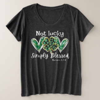 Sint Patricks Day Religious Plus Size Shirt