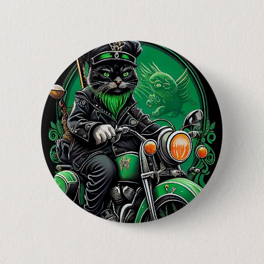 Sint Patrick's Day Ronde Button 5,7 Cm (Voorkant)