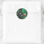 Sint Patrick's Day Ronde Sticker (Tas)