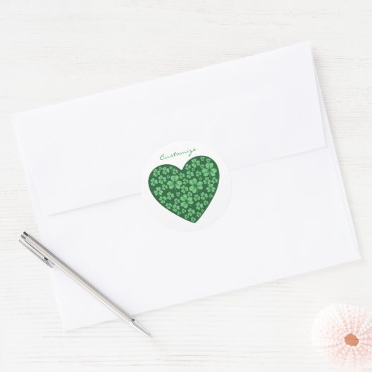 Sint Patrick's Day Ronde Sticker (Envelop)