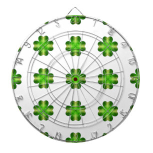 Sint-Patrick's Day Shamrock Background Dartbord