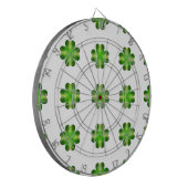 Sint-Patrick's Day Shamrock Background Dartbord (Voorkant Links)