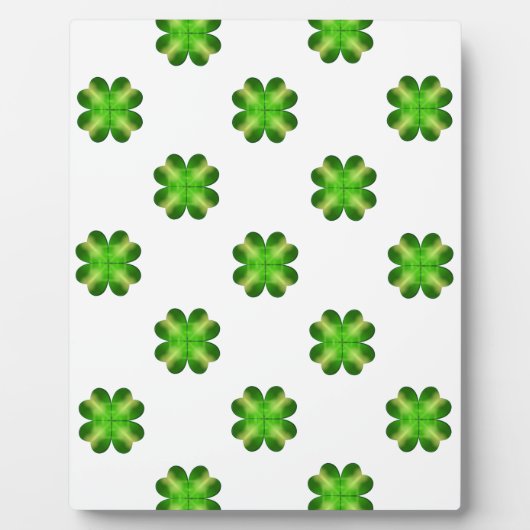 Sint-Patrick's Day Shamrock Background Fotoplaat (Voorkant)