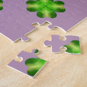 Sint-Patrick's Day Shamrock Background Legpuzzel (Zijkant)