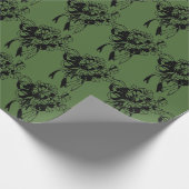 Sint-Patrick's Day Shamrock Bouquet Wrapping Paper Cadeaupapier (Hoek)
