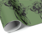 Sint-Patrick's Day Shamrock Bouquet Wrapping Paper Cadeaupapier (Rol Hoek)