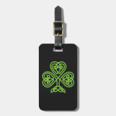 Sint-Patrick's Day Shamrock Clover-Bagagelabel Bagagelabel (Voorkant verticaal)