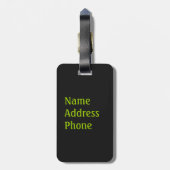 Sint-Patrick's Day Shamrock Clover-Bagagelabel Bagagelabel (Achterkant verticaal)