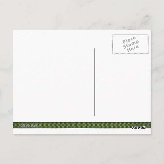 Sint-Patrick's Day Shamrock Clover-Briefkaart Briefkaart (Achterkant)