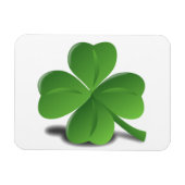 Sint Patrick's Day Shamrock Clover Flexible Magnet Magneet (Horizontaal)