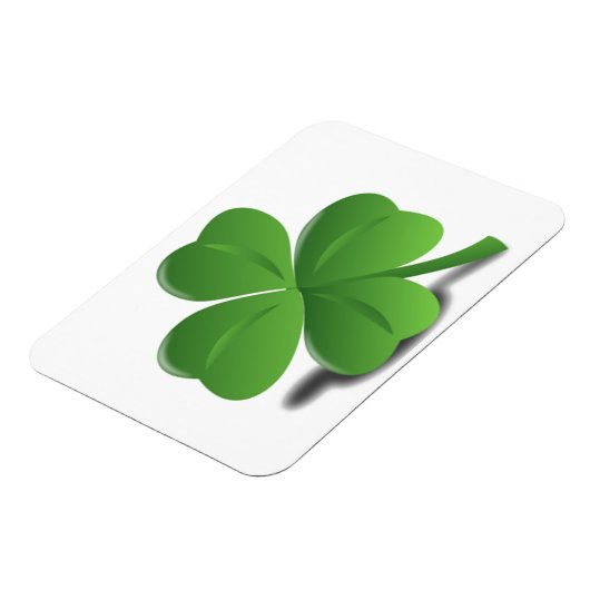 Sint Patrick's Day Shamrock Clover Flexible Magnet Magneet (Linkerzijde)