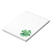 Sint-Patrick's Day Shamrock Clover-Notitieblok Notitieblok (Linkerzijde)