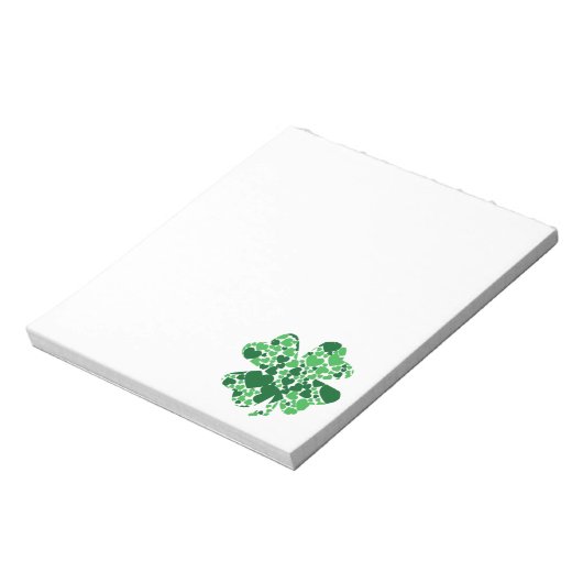 Sint-Patrick's Day Shamrock Clover-Notitieblok Notitieblok (Linkerzijde)