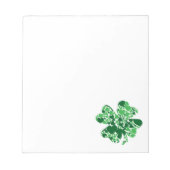 Sint-Patrick's Day Shamrock Clover-Notitieblok Notitieblok (Voorkant)