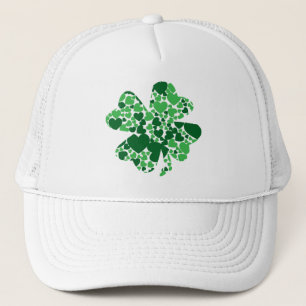 Sint-Patrick's Day Shamrock Clover-Pet Trucker Pet