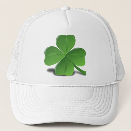 Sint-Patrick's Day Shamrock Clover-Pet Trucker Pet (Voorkant)